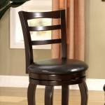 SOUTHLAND 24" SWIVEL BAR STOOL, ESPRESSO FINISH 